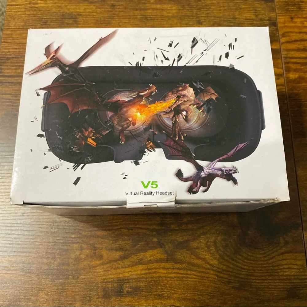 DESTEK V5 VR Headset for Phone with Controller, 110° FOV HD